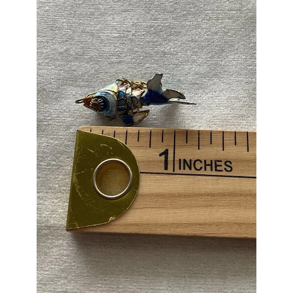koi vintage blue